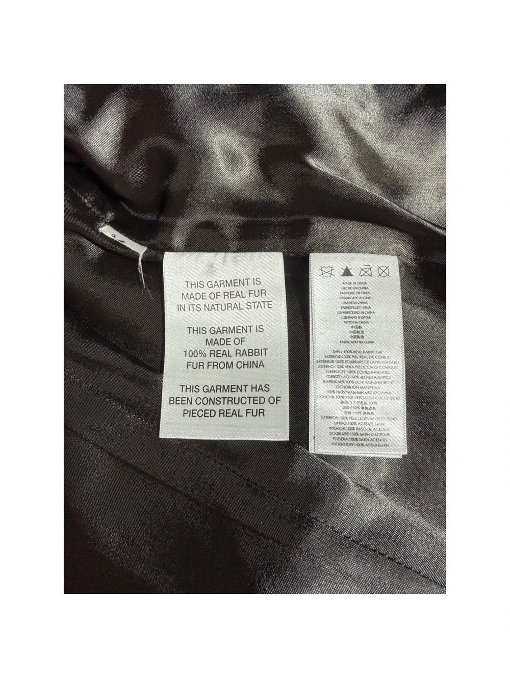 Michael Kors Real Rabbit Fur Vest Size XS